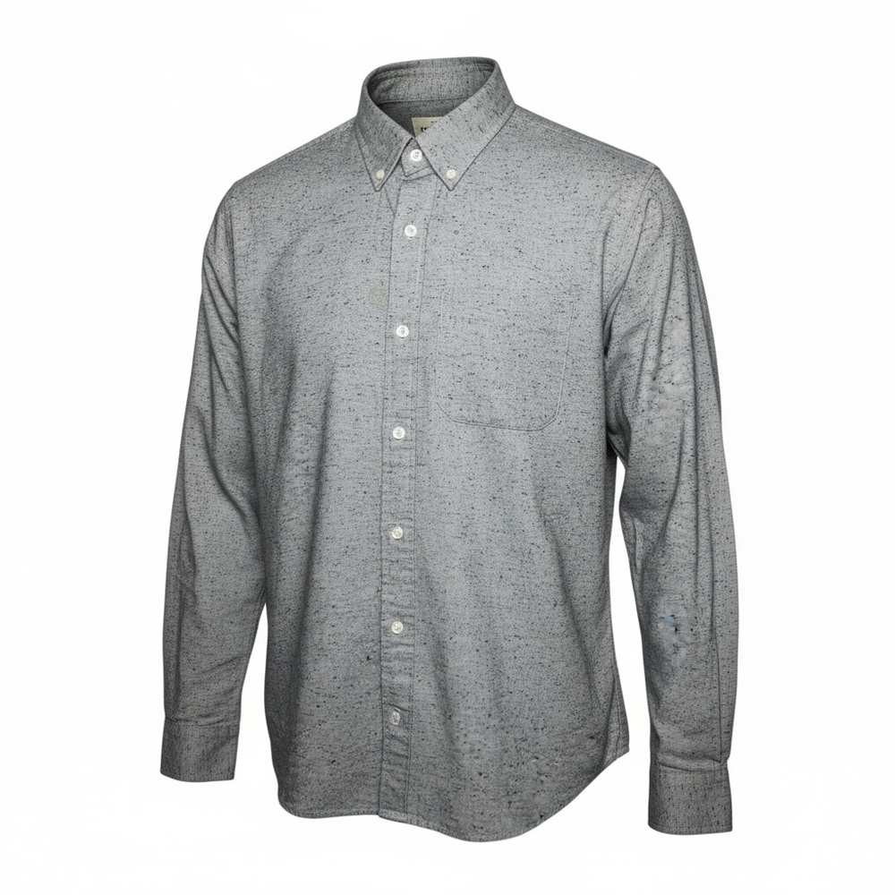 👔 Abercrombie & Fitch Speckled Button-Down Shirt |‎ Men’s XL | Muscle Fit